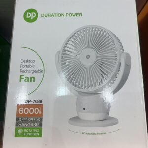 DP - DESKTOP RECHARGEABLE FAN - DP-7689