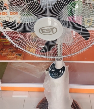 EST I8 INCHES SOLAR STANDING FAN