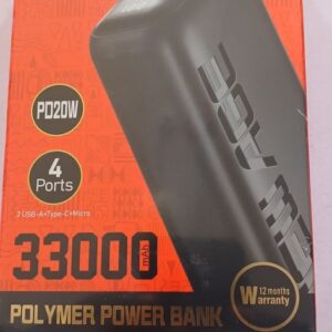 NEW AGE POWER BANK-33000 MAH (LONG & SHORT)